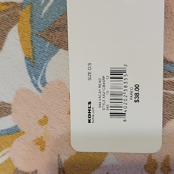 Cute Bathing Suit Coverup, Wrap One Size 😍  New - Picture 7 of 11